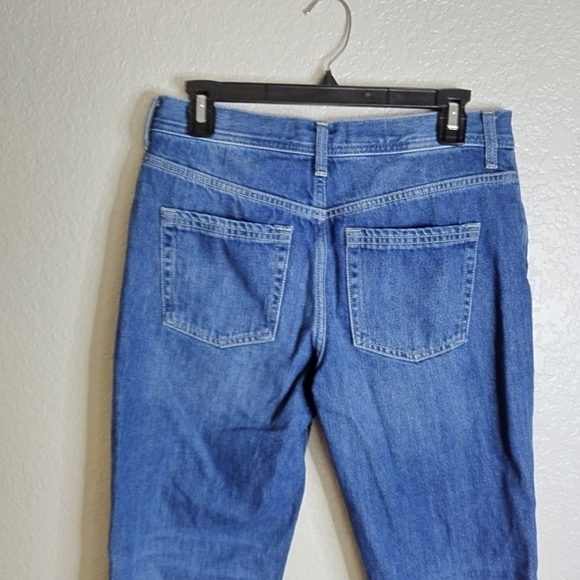 Free People We the Free Maggie Ripped Ankle Straight Leg Jeans sz 27 - Picture 6 of 9
